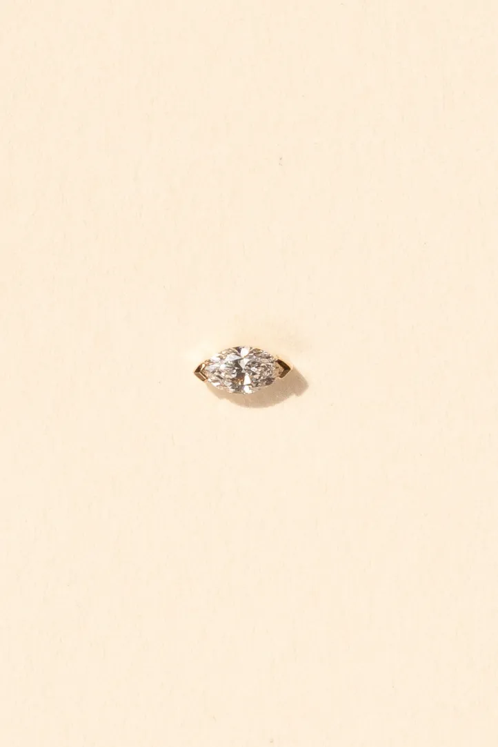 Earring Boucle Hana S in pink gold