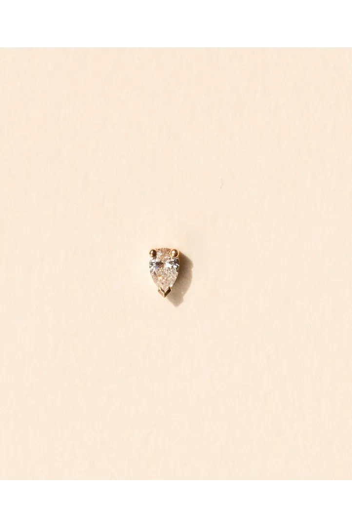 Leïla Buecher - Puces d'oreille Ibtissame en or rose