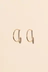 Leïla Buecher – Douce Hoop Earrings in Rose Gold
