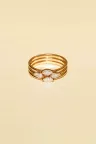 Leïla Buecher - Ring Hana Trilogie M in rose gold