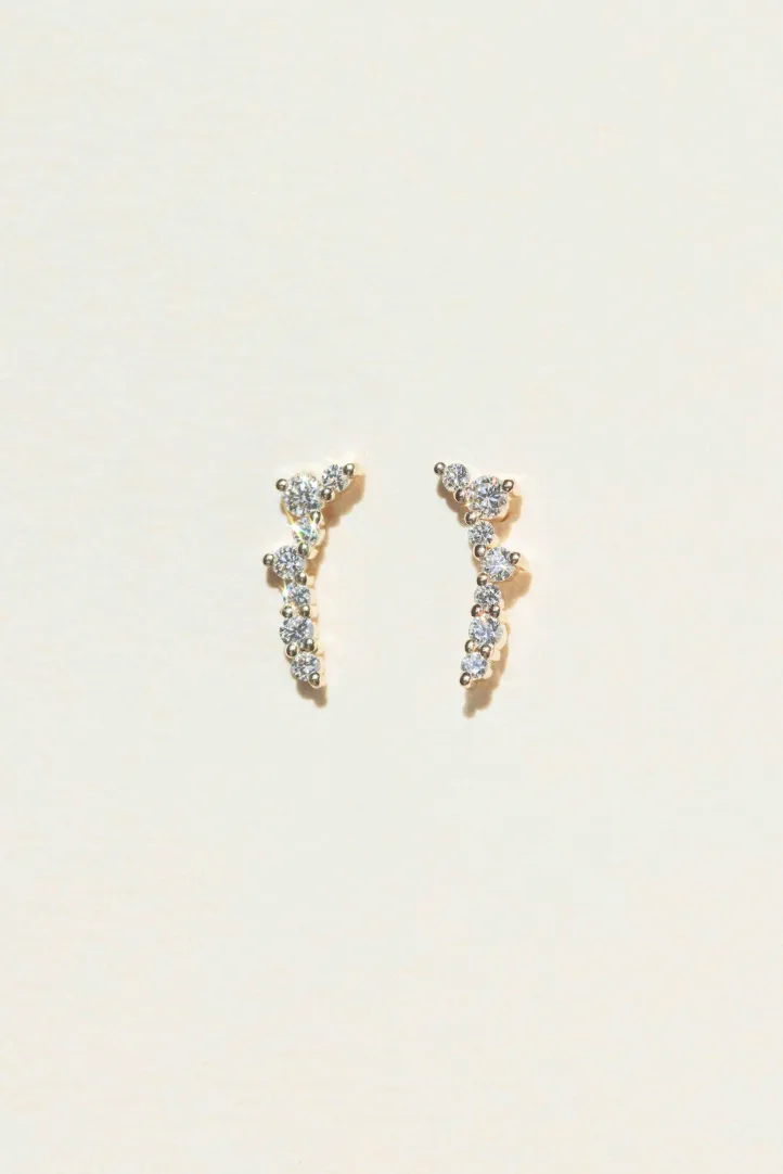 Leila Buecher - Petite Lumiere Ear Pin in Rose Gold