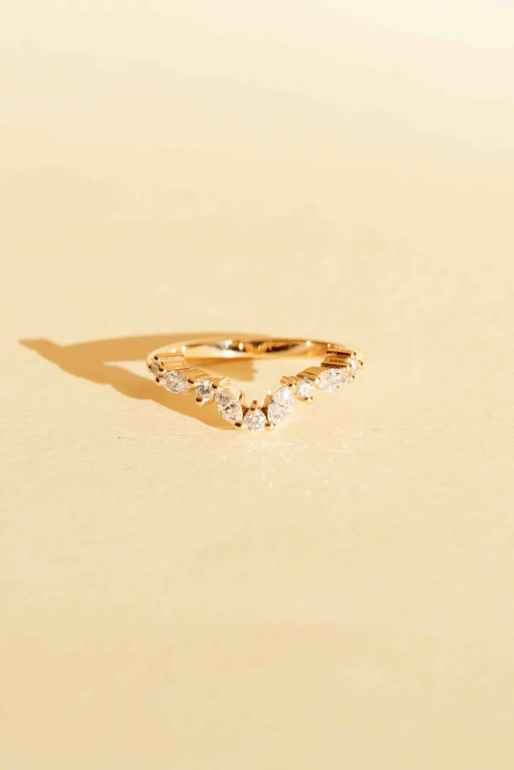 Leïla Buecher - Ring Sarah XL in yellow gold