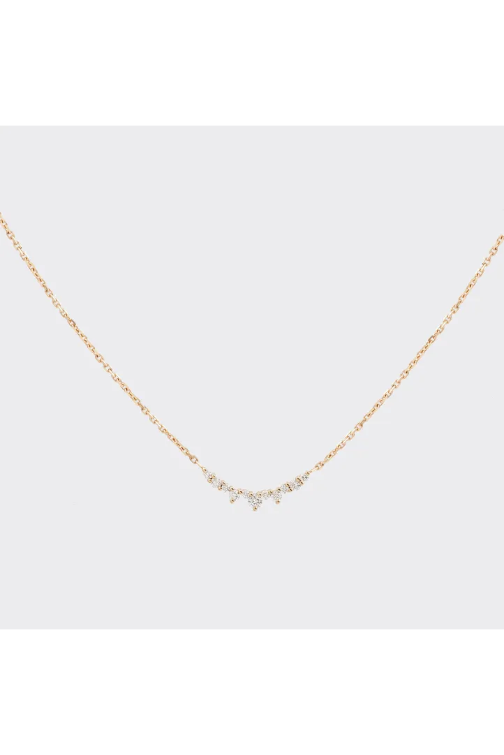 Leïla Buecher - Collier Petite Lumière en or rose