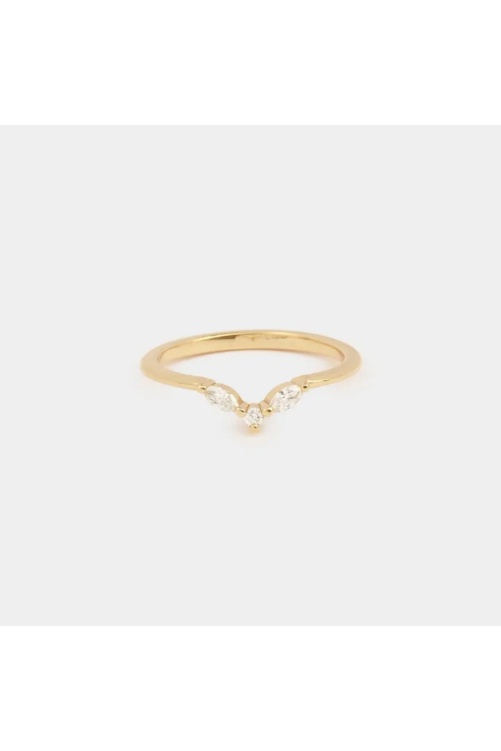 Leïla Buecher - Ring Pauline in yellow gold