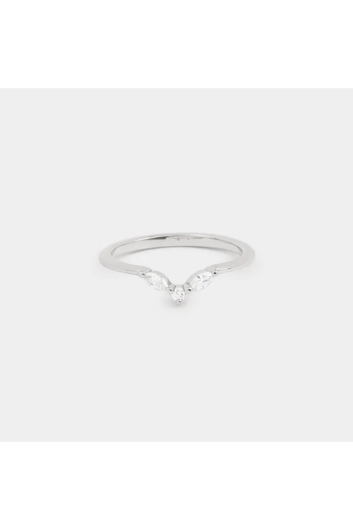 Leïla Buecher - Ring Pauline in white gold