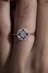 Ring Rina S in pink gold Ring Rina S in pink gold