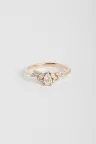 Ring Lancelot S in White gold Pink gold