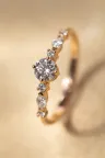 Ring Prune S in pink gold Ring Prune S in pink gold