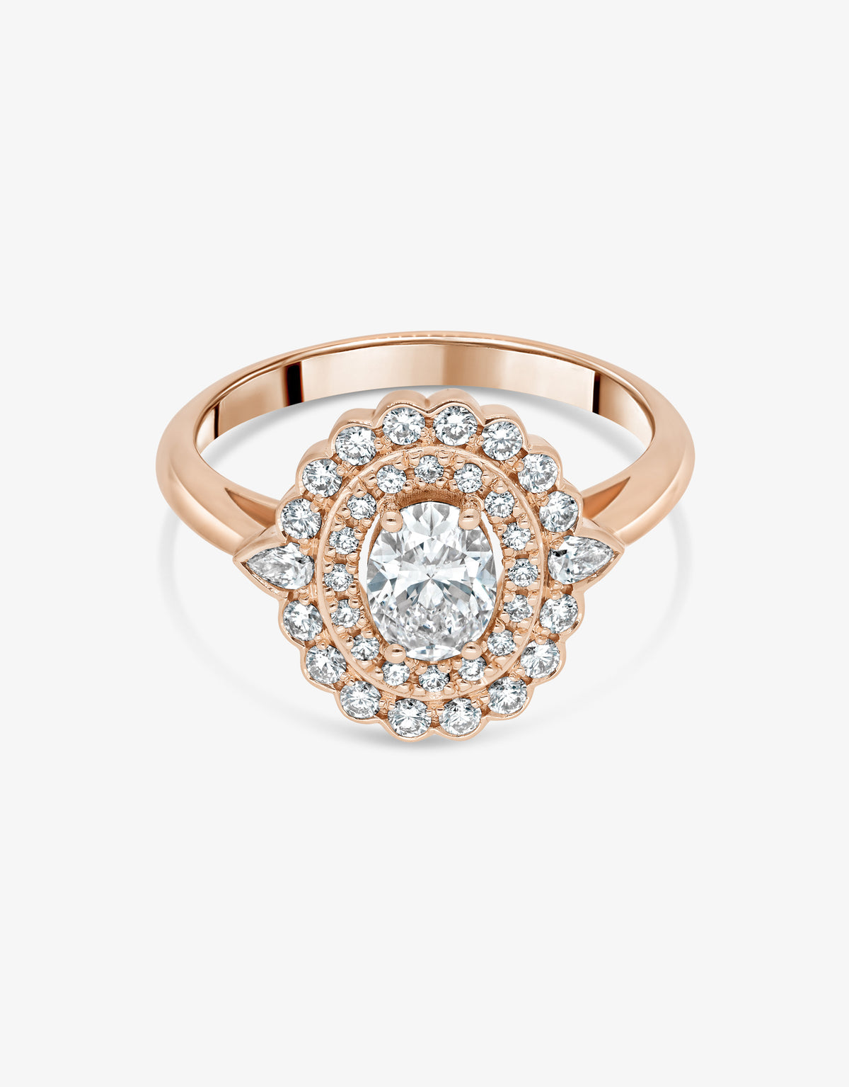 Bague Aïda L - Or rose
