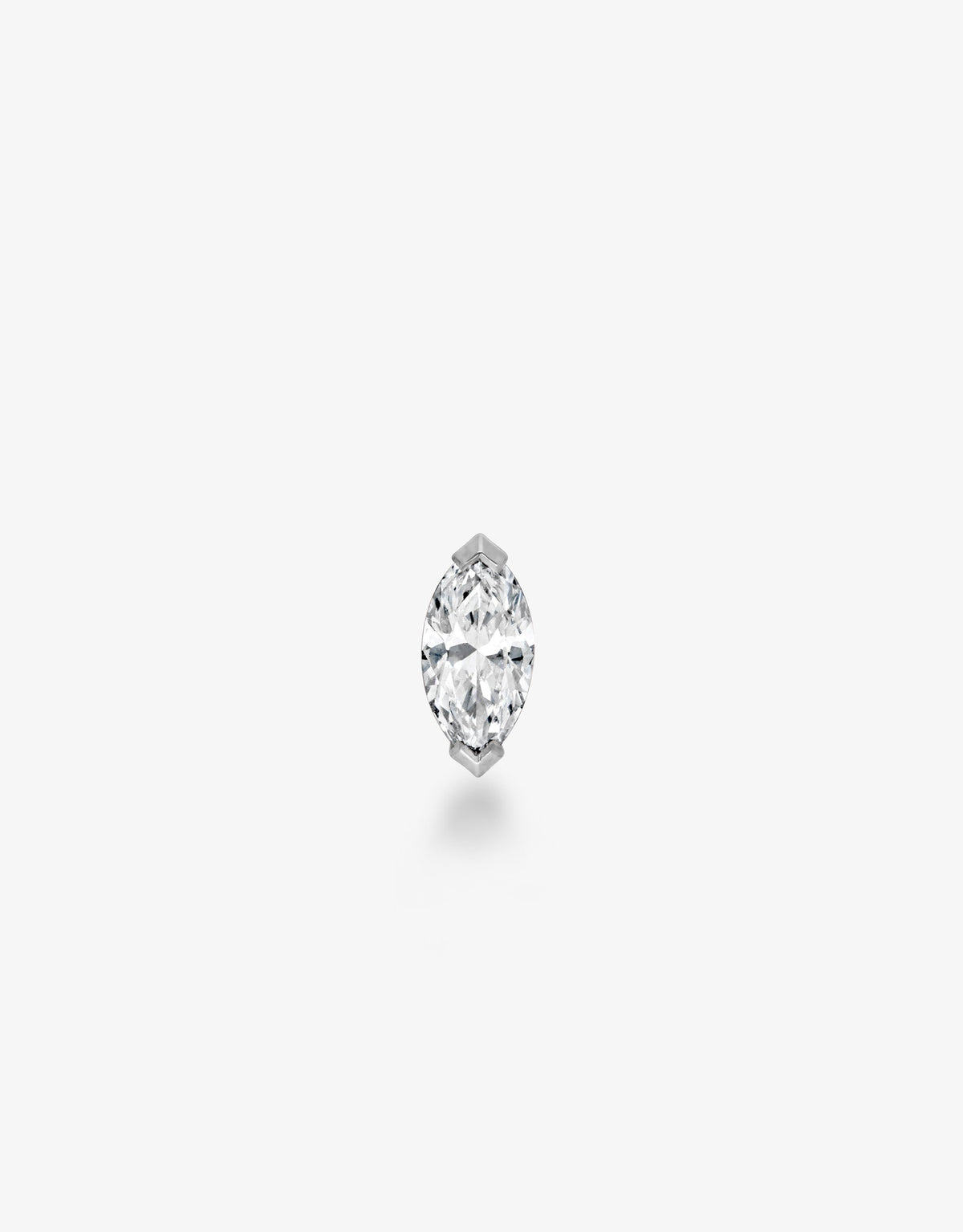 Boucle d'oreille Hana - Or blanc