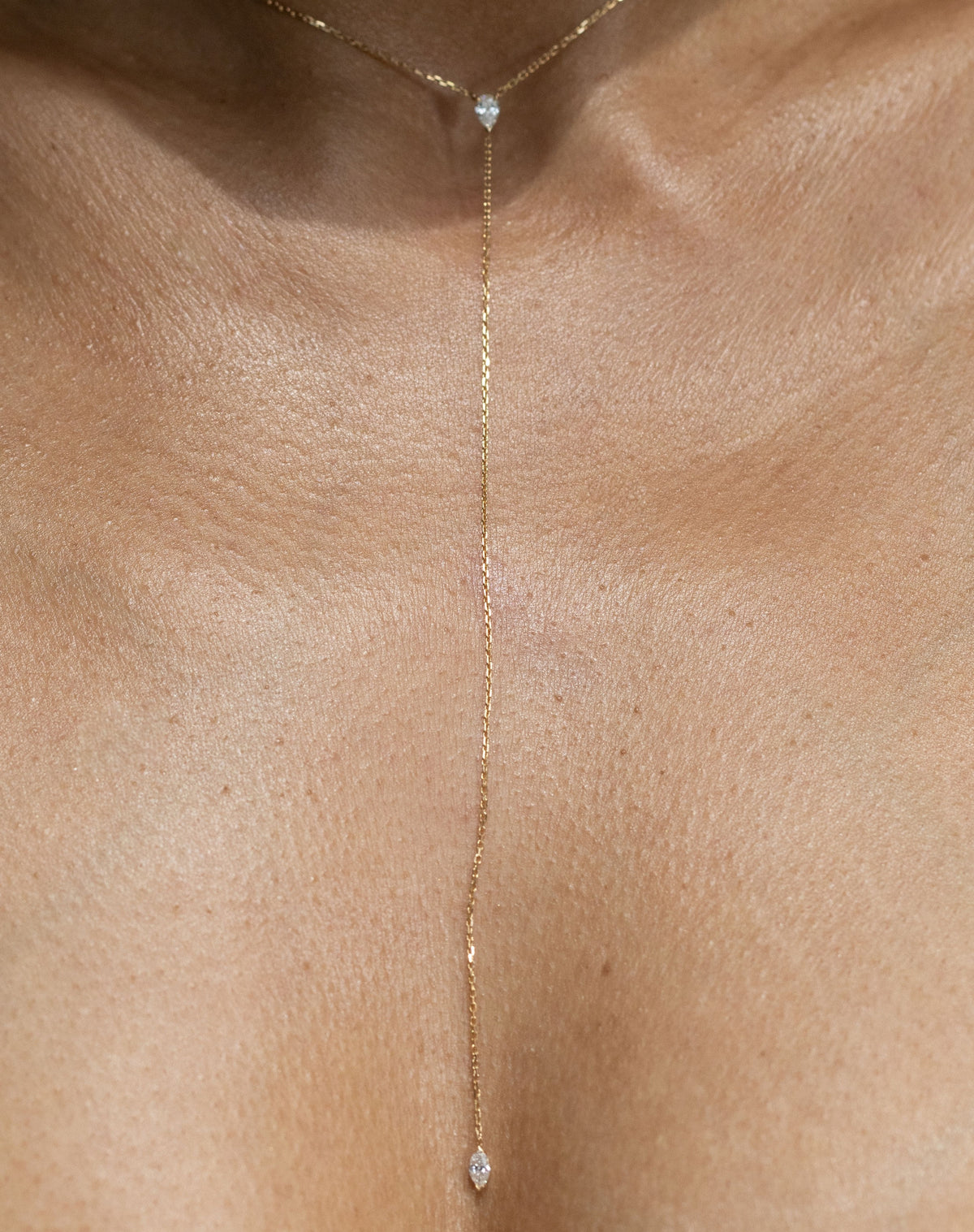 Collier Cravate - Or jaune