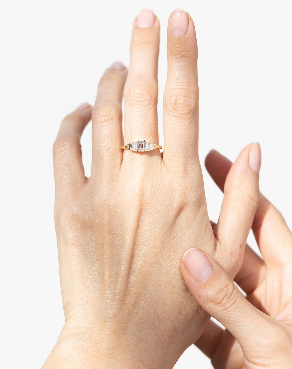 Ring Olympe Baguette - Rose gold
