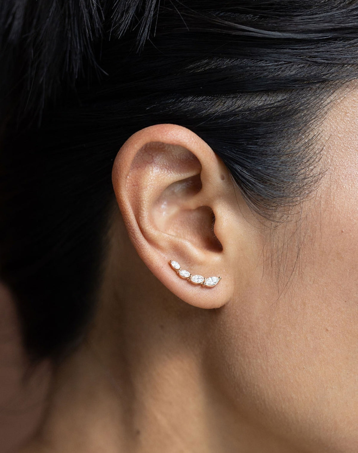 Boucle d'oreille Céleste - Or jaune