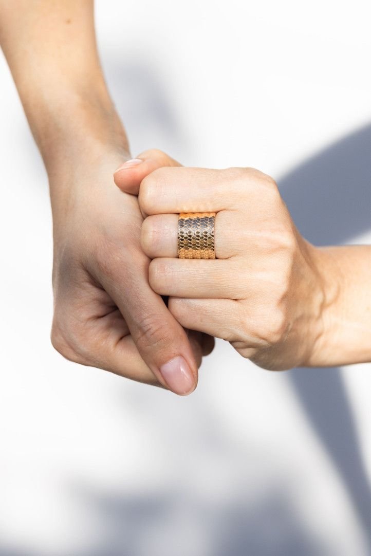 Bague Écaille - Or rose