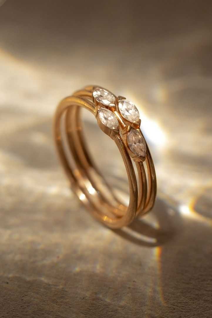 Ring Hana Trilogy - Yellow gold
