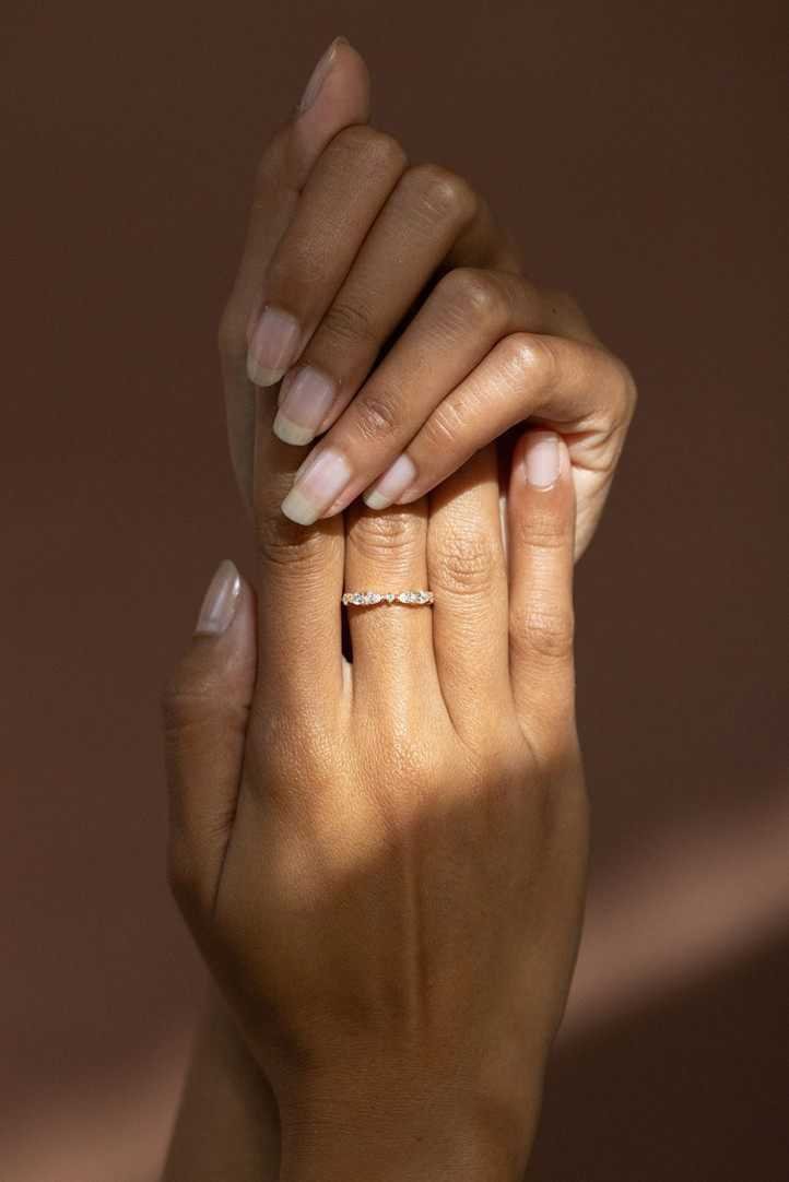 Bague Rebecca - Or blanc