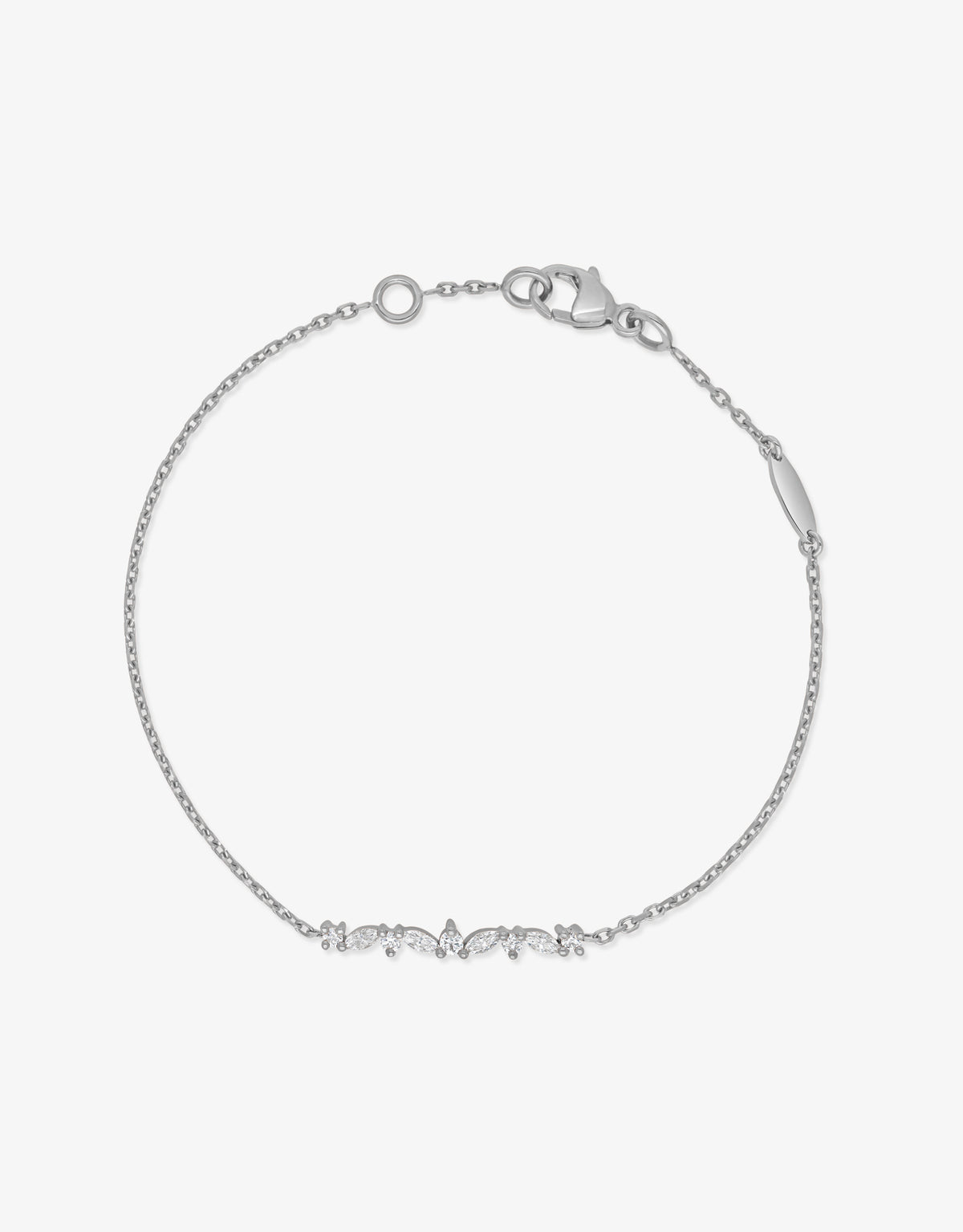 Bracelet Sarah - Or blanc