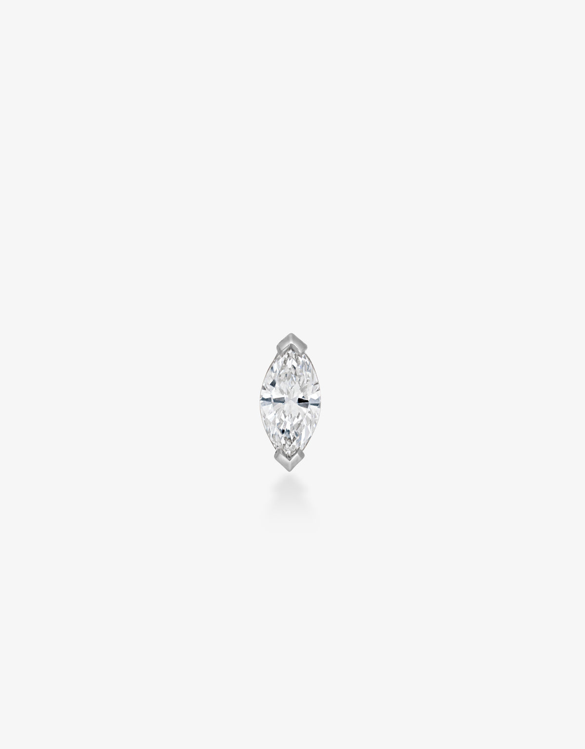 Boucle d'oreille Hana - Or blanc