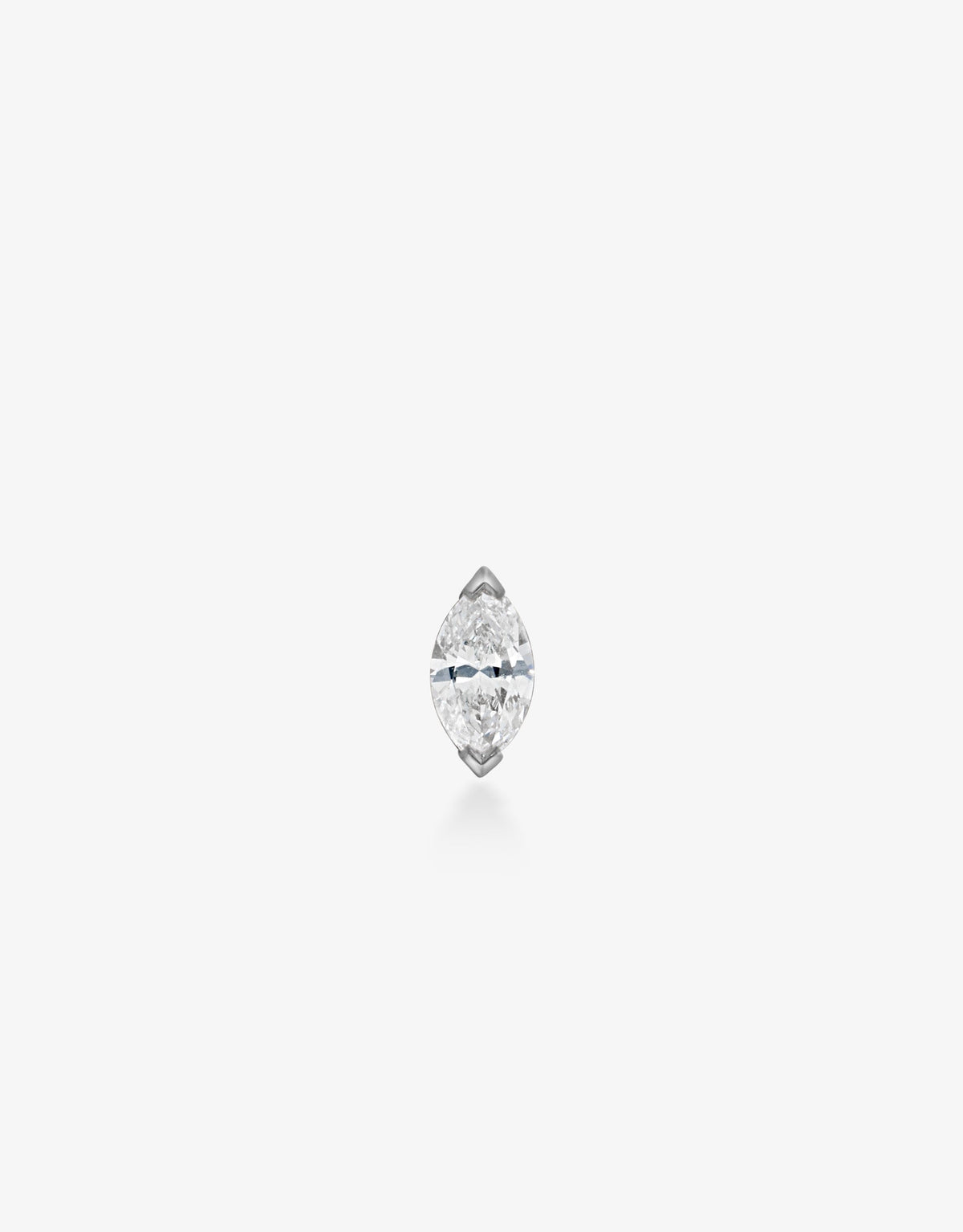 Boucle d'oreille Hana - Or blanc