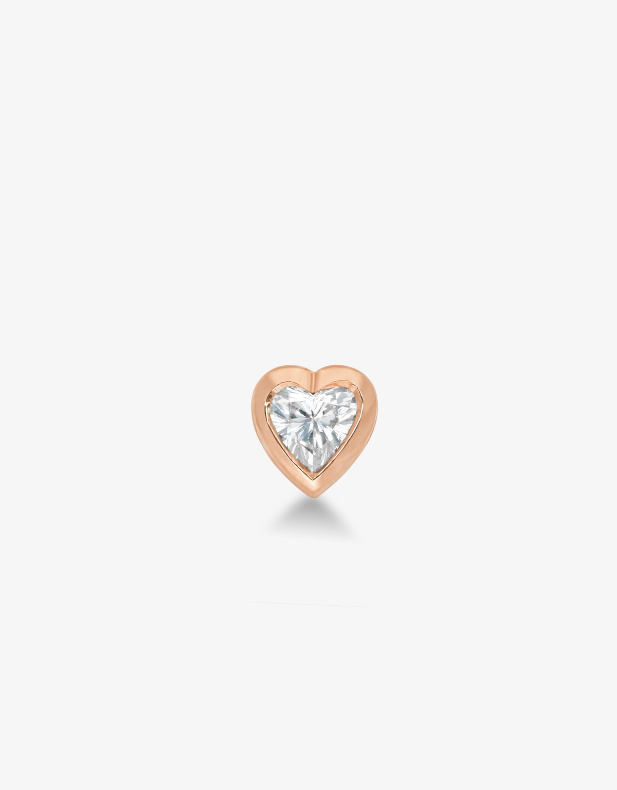 La Puce d'oreille Mon Petit Coeur - Or rose