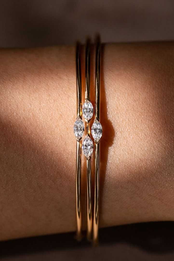 Bracelet Hana Trilogie - Or rose