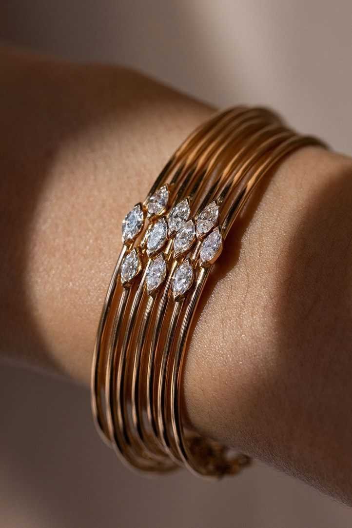 Bracelet Hana Trilogy - Rose gold