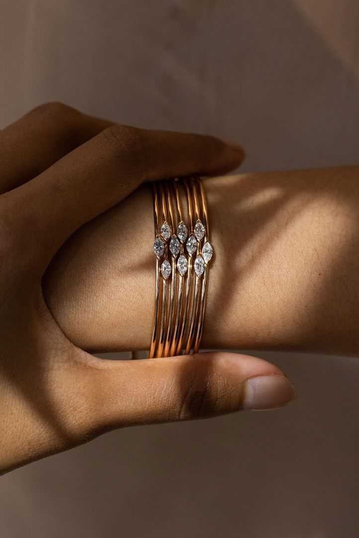 Bracelet Hana Trilogy - Rose gold