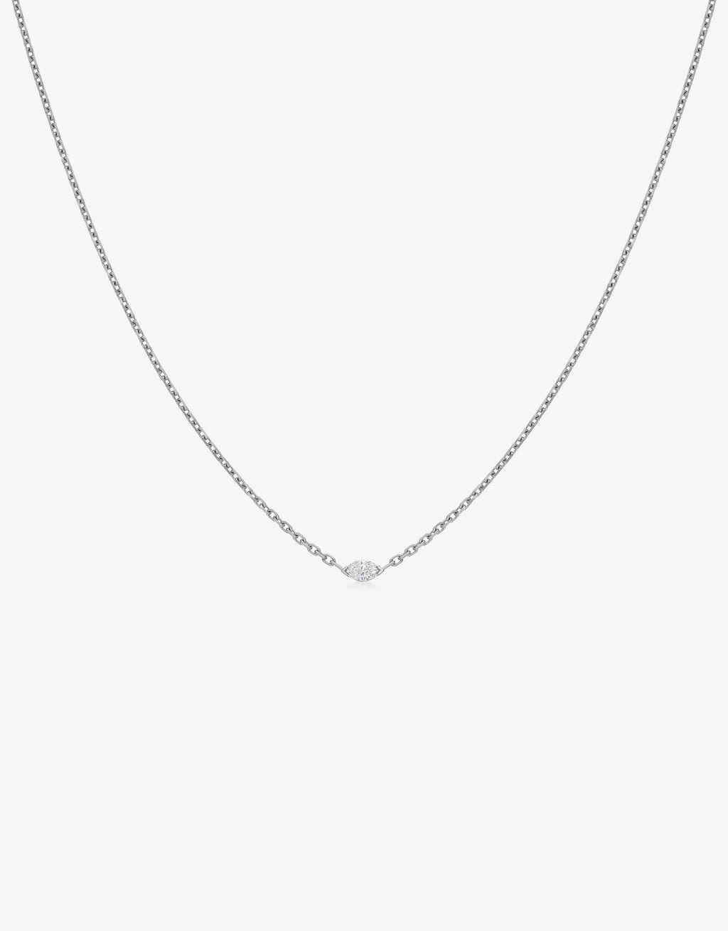 Necklace Hana - White gold