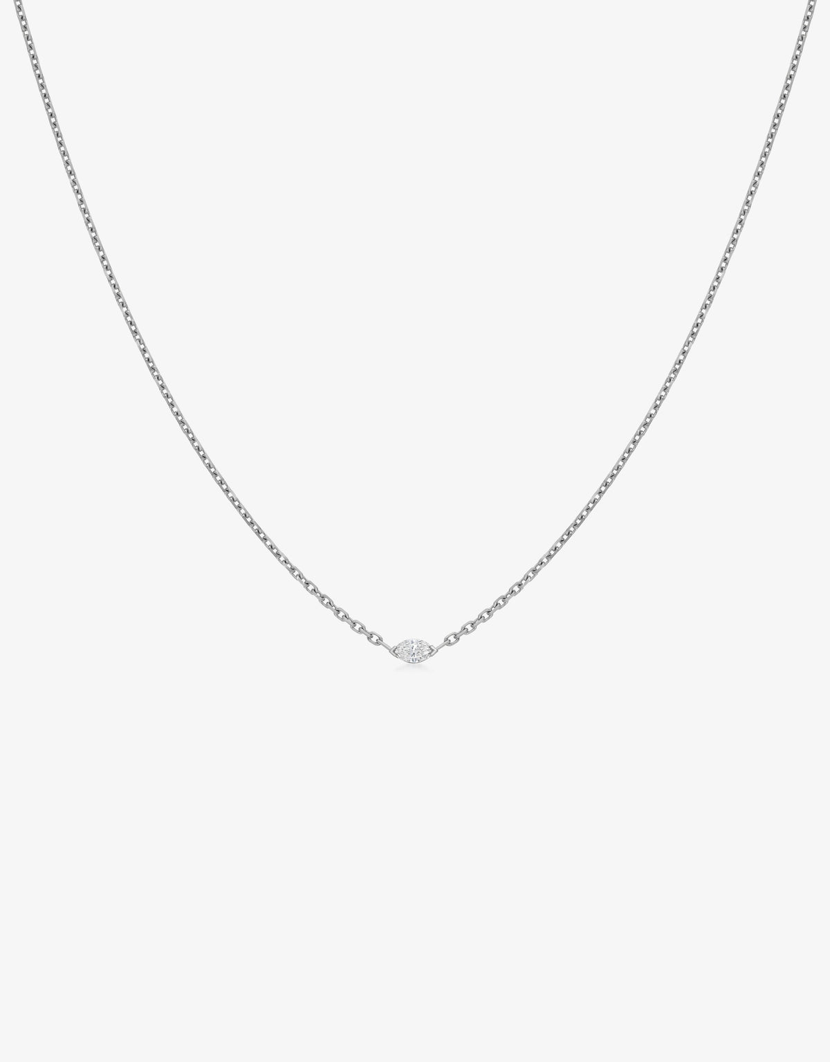Necklace Hana - White gold