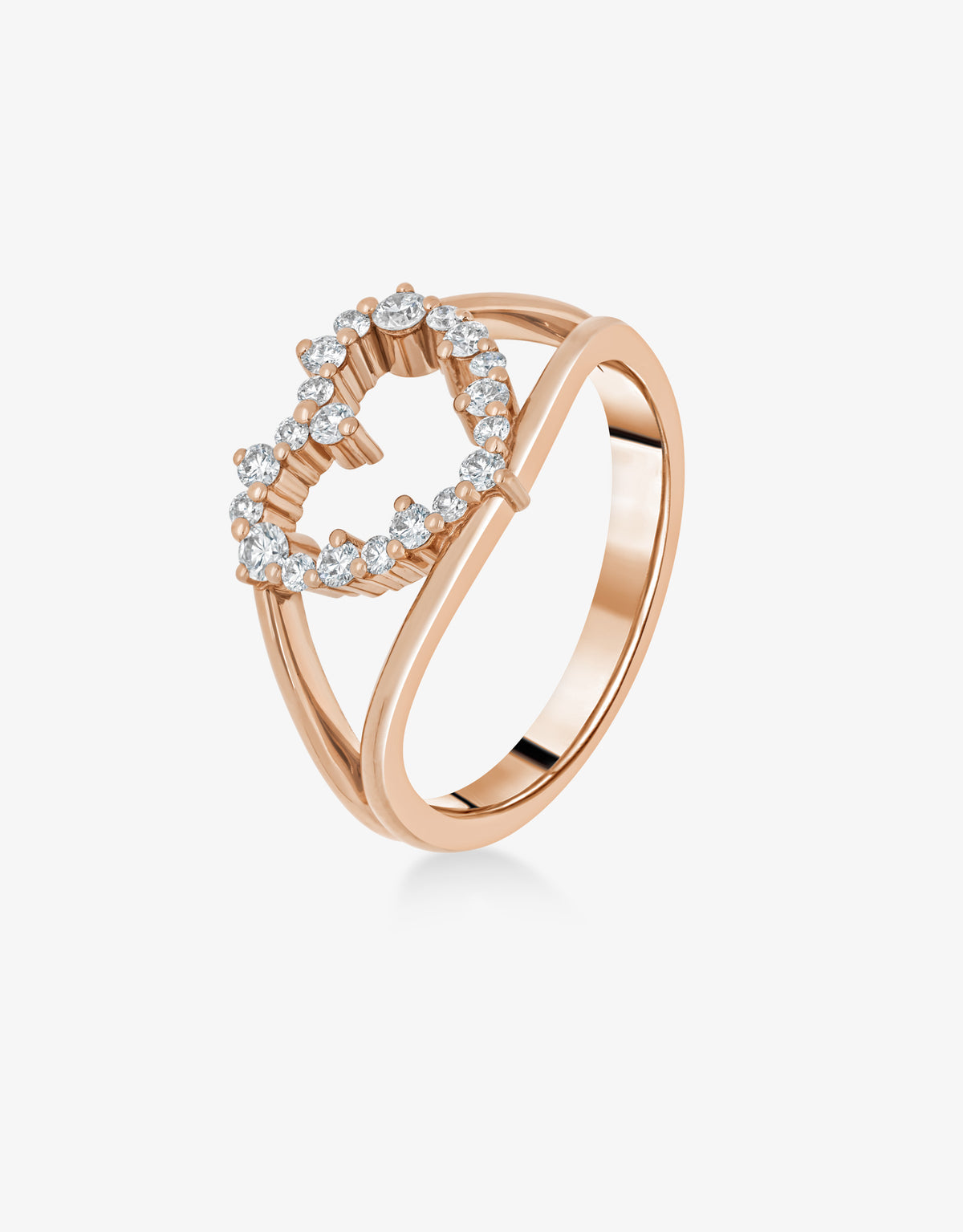 Bague Mon Petit Coeur - Or rose