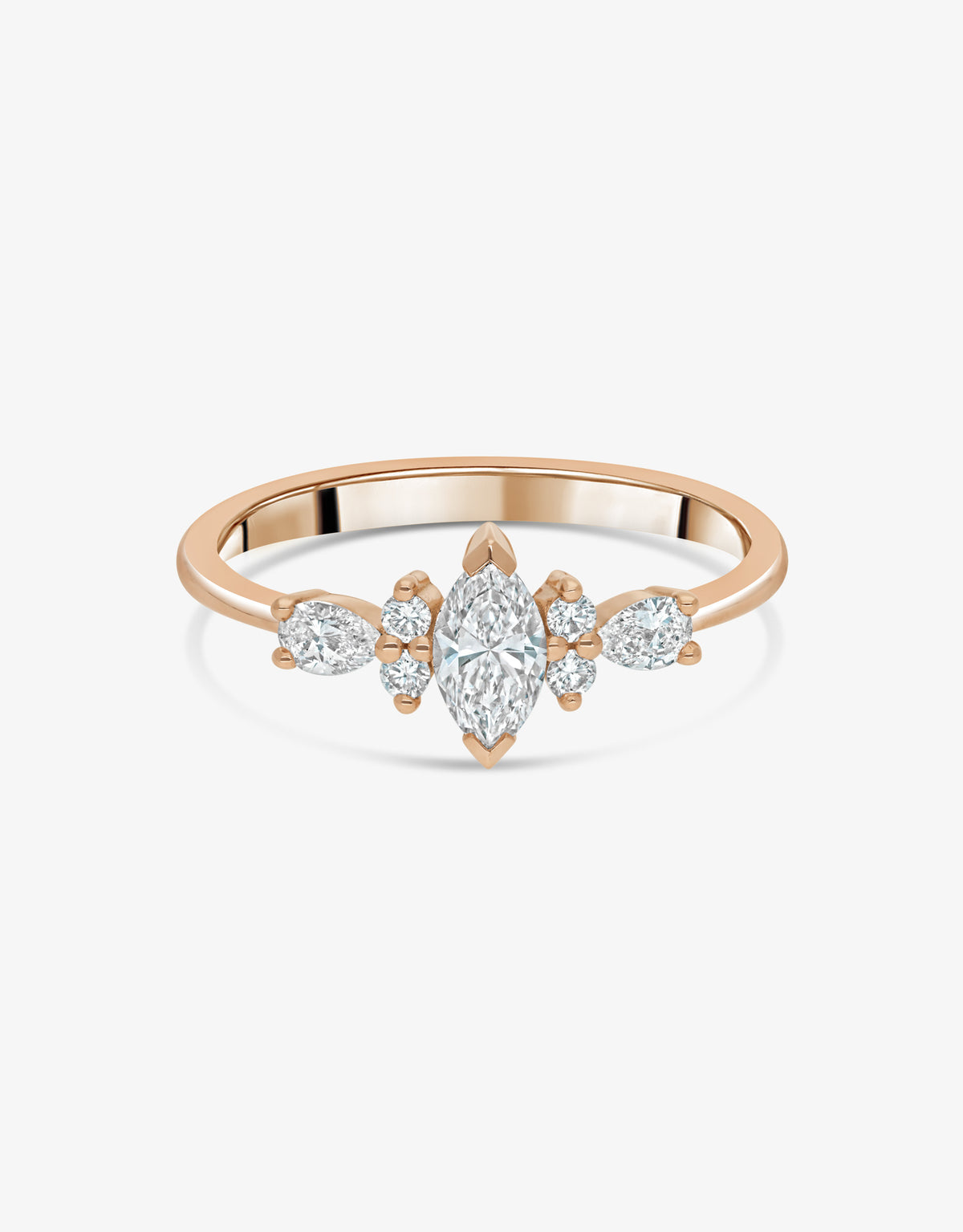 Bague Ewen - Or rose