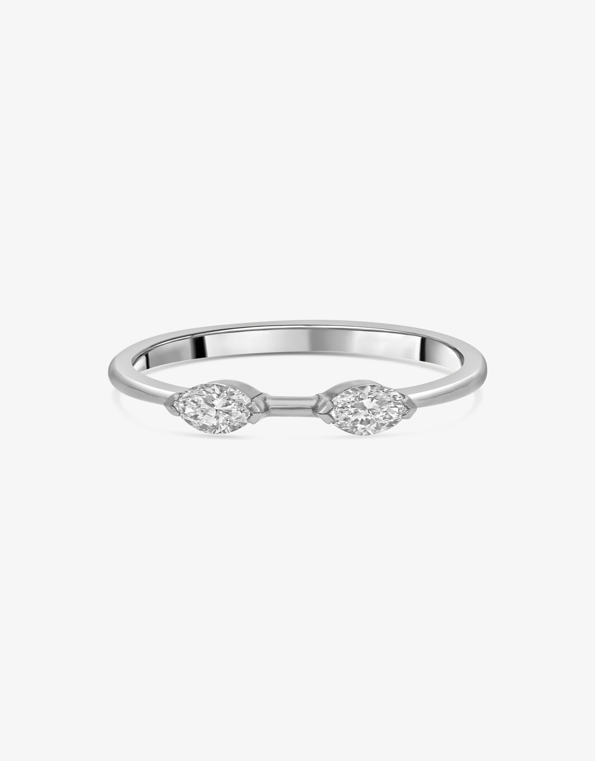 Bague Hana Bis - Or blanc