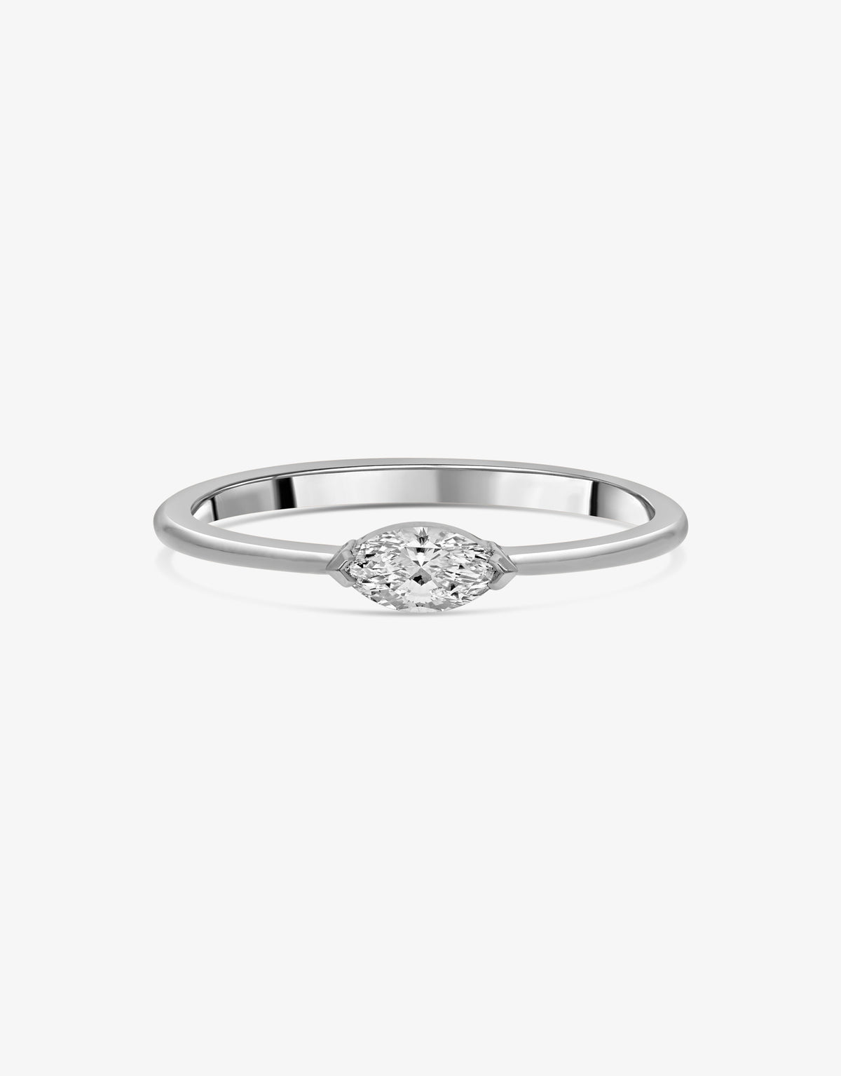 Bague Hana - Or blanc