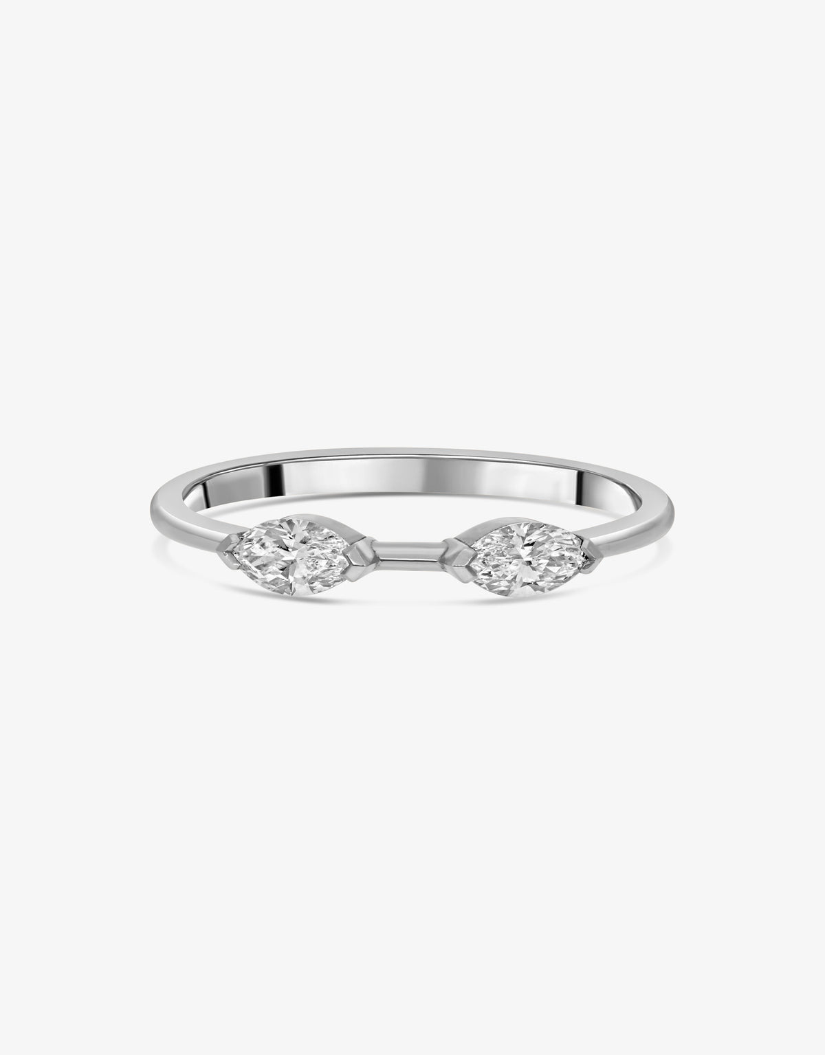 Bague Hana Bis - Or blanc