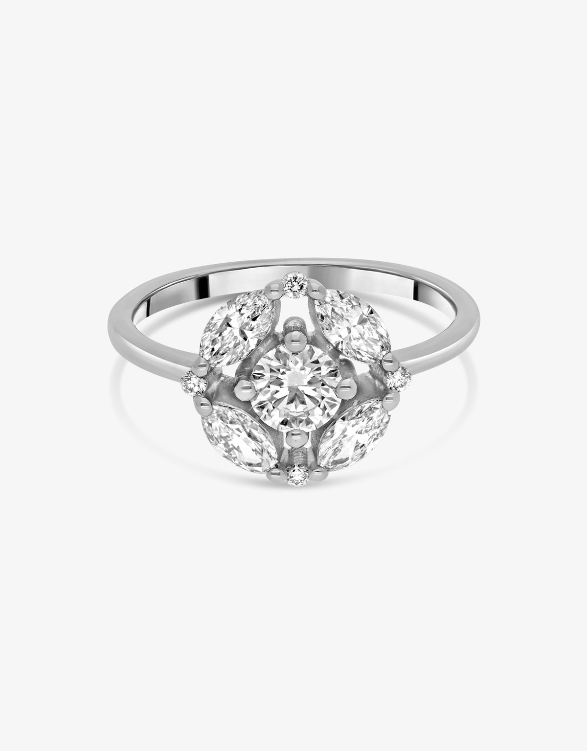 Bague Rina - Or blanc
