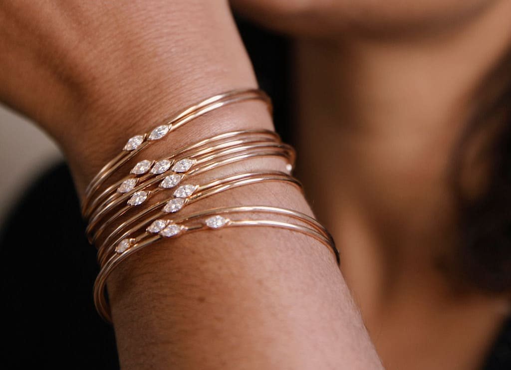 Bracelets en or jaune